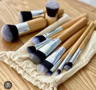 Bamboo Makeup Brush Set - Image 4